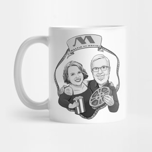 Maltin on Movies Black and white logo 2 Mug